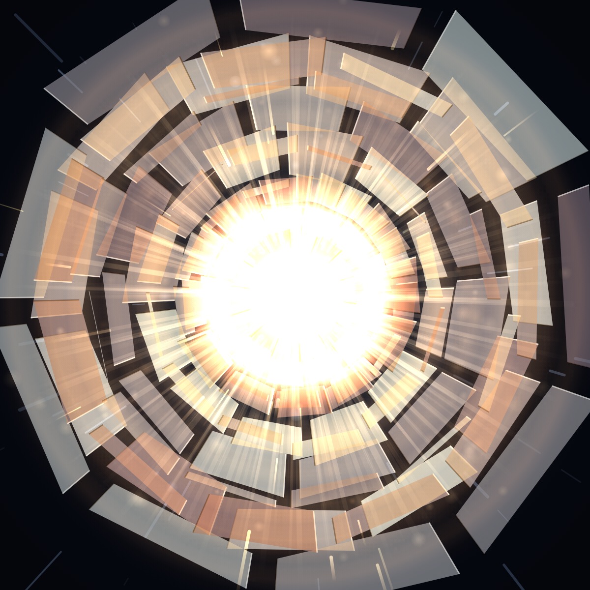 Experiment 10 Stage 3 — the ignition: the armored veil detonates into a blazing sovereign flame, the witness-eye open